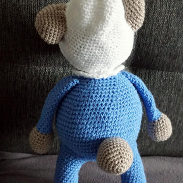 Häkelanleitung für die Schlafpuppe Bär Bruno ♥