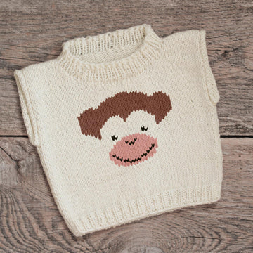 Cute Monkey Knitting Chart