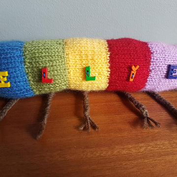Knitted Caterpillar