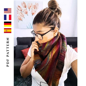 Asymmetrical Wrap Shawl