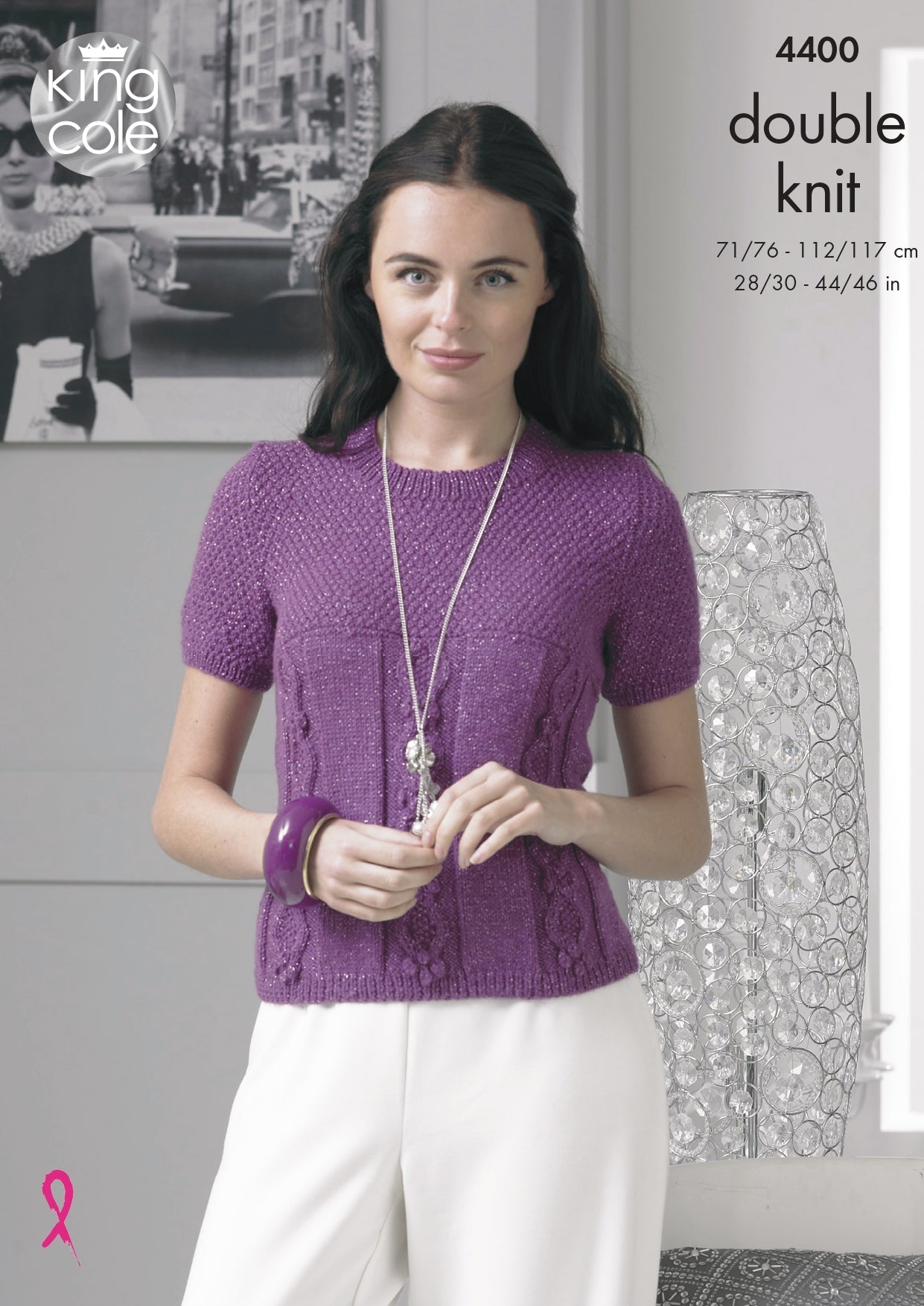 Sweater & Top in King Cole Glitz DK - 4400 - Downloadable PDF