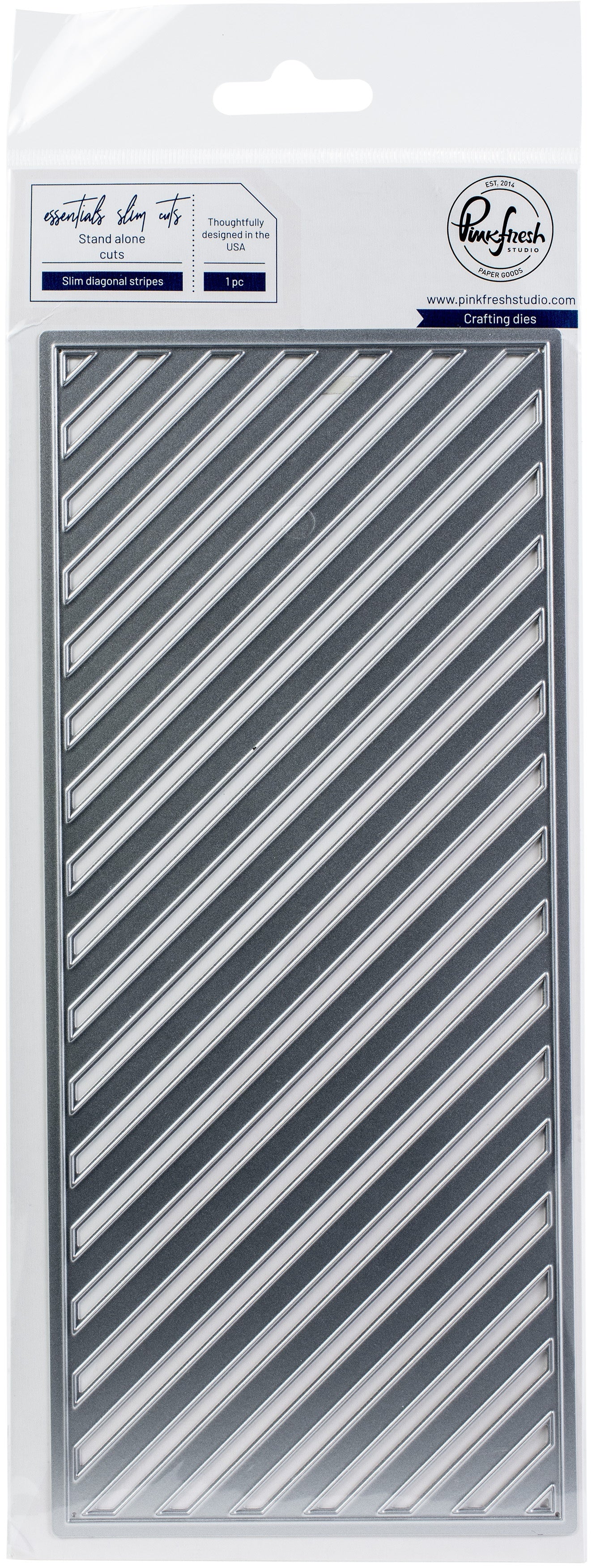 Pinkfresh Studio Essentials Die Set - Slim Diagonal Stripes