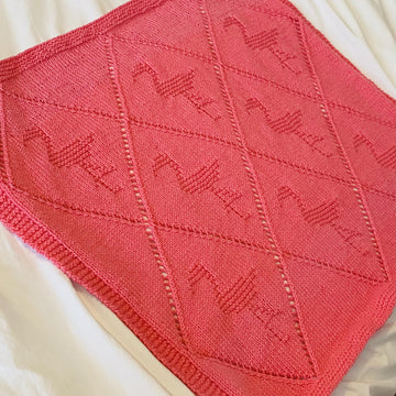Diamond Flamingo Blanket