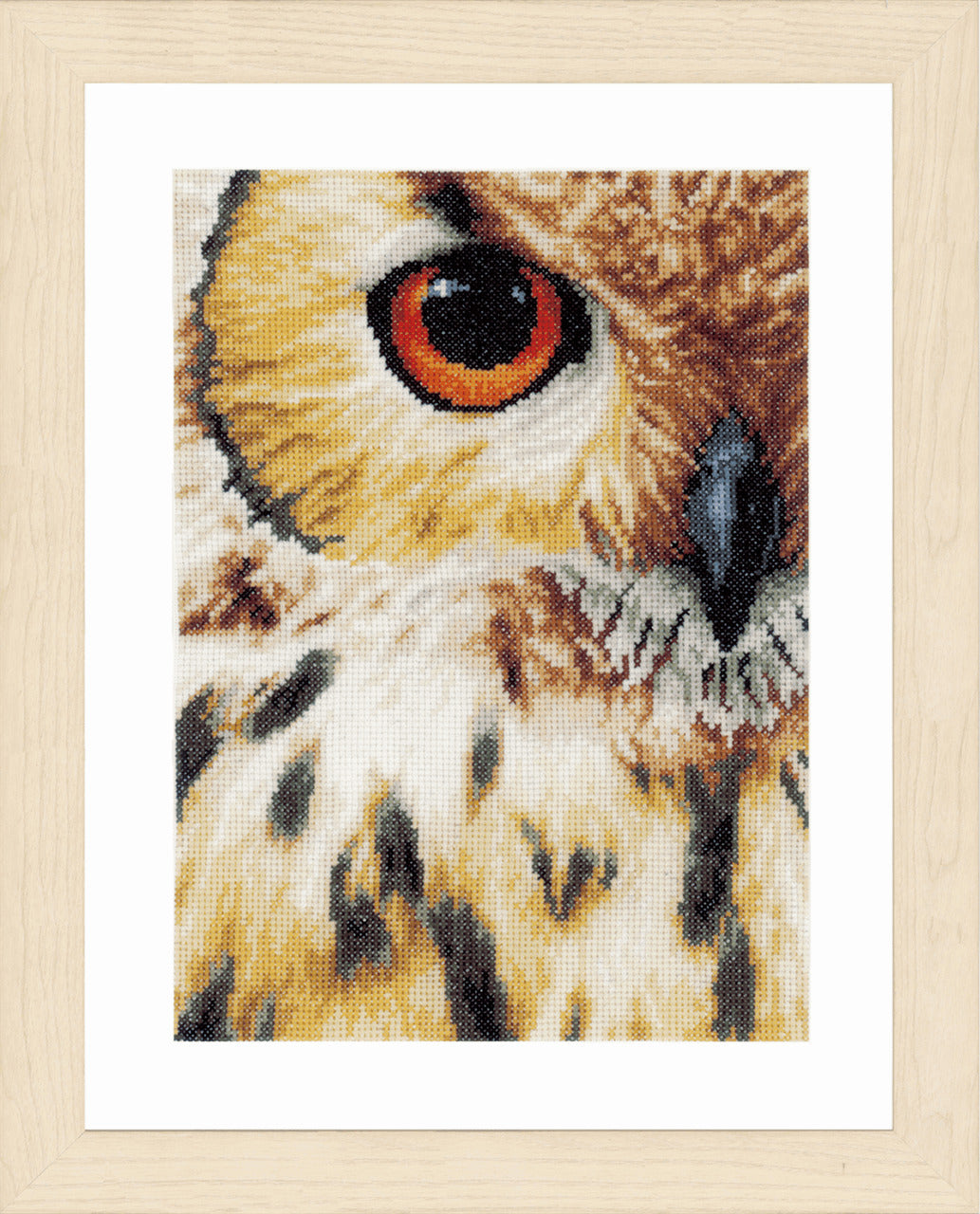 Lanarte Owl Counted Cross Stitch - 19 x 26 cm