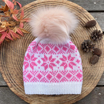 Snofall Snowflake Beanie