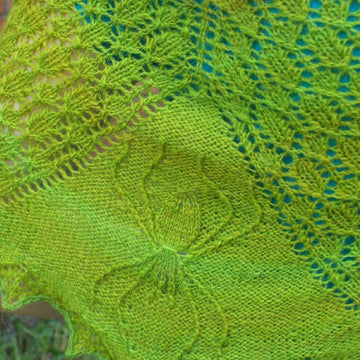 Friendly neighbourhood spider-shawl