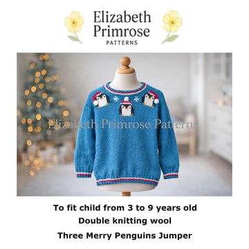 Three Merry Penguins Jumper P165