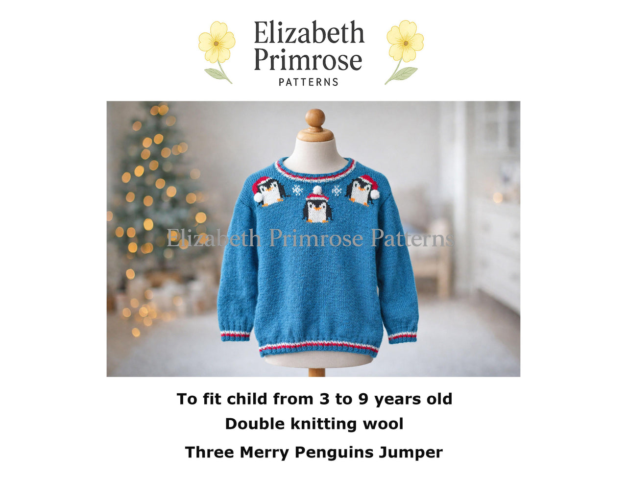 Three Merry Penguins Jumper P165