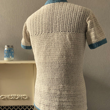 Vertical Stripe Yoke T-Shirt