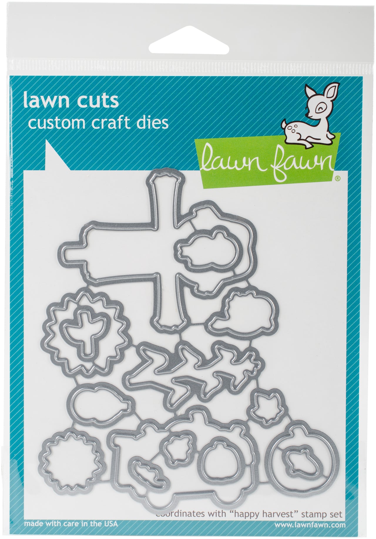 Lawn Fawn Lawn Cuts Custom Craft Die - Happy Harvest