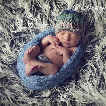 Ribbed Knit Beanie Pattern 277