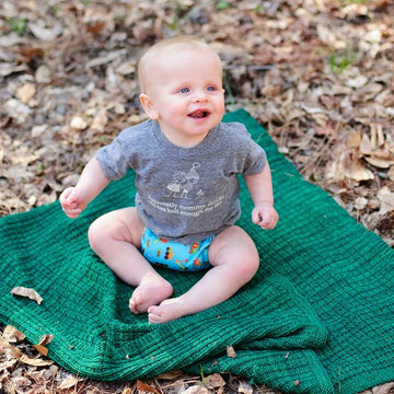 Toasty Waffle Blankie & Burpcloth