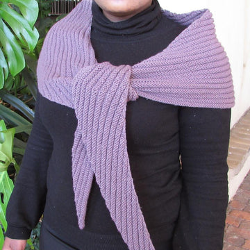 Simple Ridges Shawl