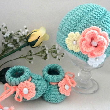 Pattern Baby Jacket Baby Pants Baby Shoes Baby Beanie Baby Set by Elena Mitchell