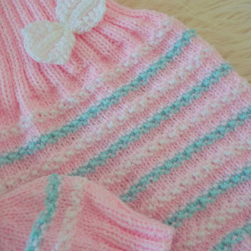 Pattern #47 Baby Cocoon & Hat Set