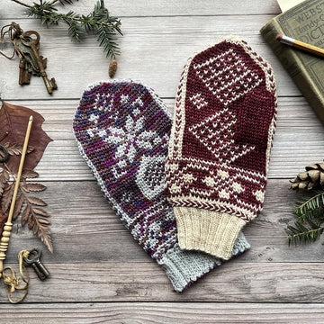 Fair Isle Windmill Mittens