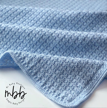 Simply Textured Baby Blanket