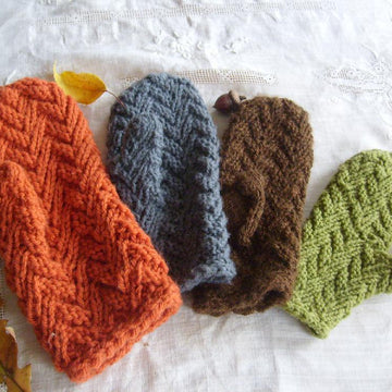 Herringbone Mittens