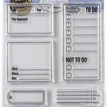 Elizabeth Craft Designs Elizabeth Craft Clear Stamps - Reminders