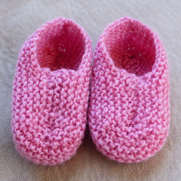 Alyssa - 8ply baby slippers or shoes
