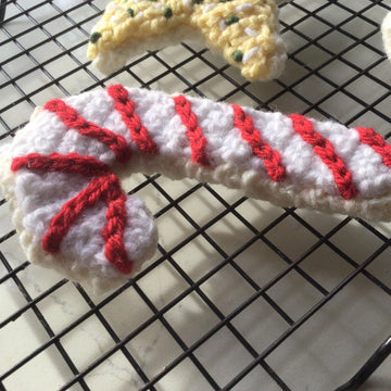 Christmas Sugar Cookie Candy Cane Ornament