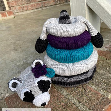 Raccoon Stacking Ring Toy