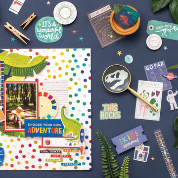 American Crafts Single-Sided Paper Pad 6"X8" 36/Pkg - Shimelle Field Trip