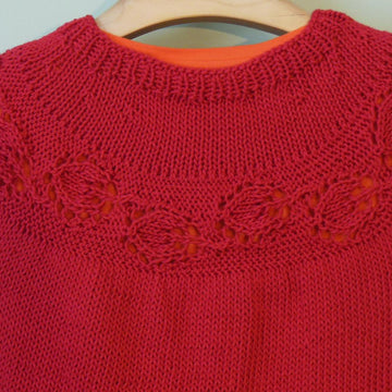 Leaf Me Alone, I'm Knitting Cardi Vest
