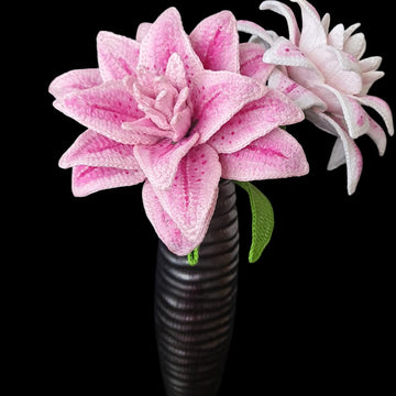 Crochet Rose Lily flowers