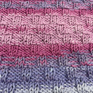 Mock Cable Baby Blanket