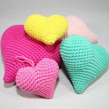 Hangers - Hearts - Amigurumi