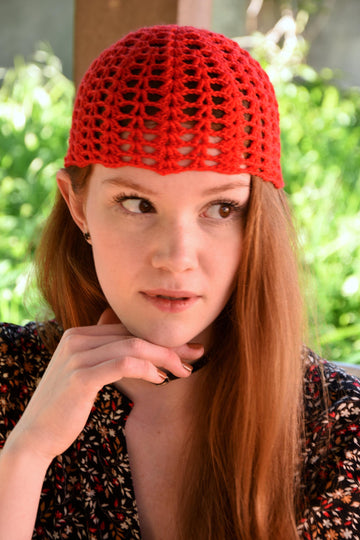 Vesna crochet summer hat