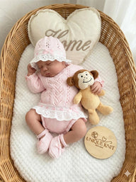 "Sweetpea" Gathered Lace set