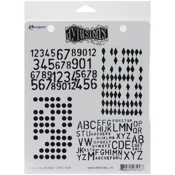 Ranger Dyan Reaveley's Dylusions Cling Stamp Collections 8.5"X7" - Basic Backgrounds