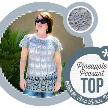 Peasant Style Pineapple Lace Top