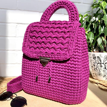 Crochet Backpack Pattern with Lining