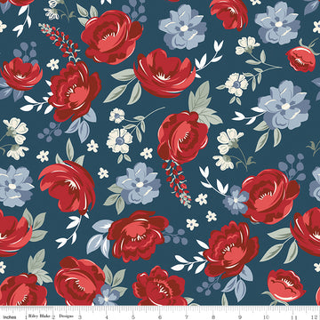 Riley Blake Designs American Dream - RBC11930NAVY