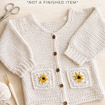 Sunflower Pocket Cardigan