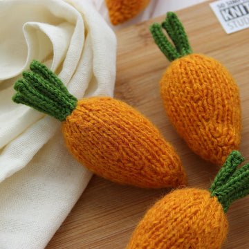 Mini Knitted Carrot Pattern, Beginner Friendly Toy, Easter Decor (PDF Pattern)