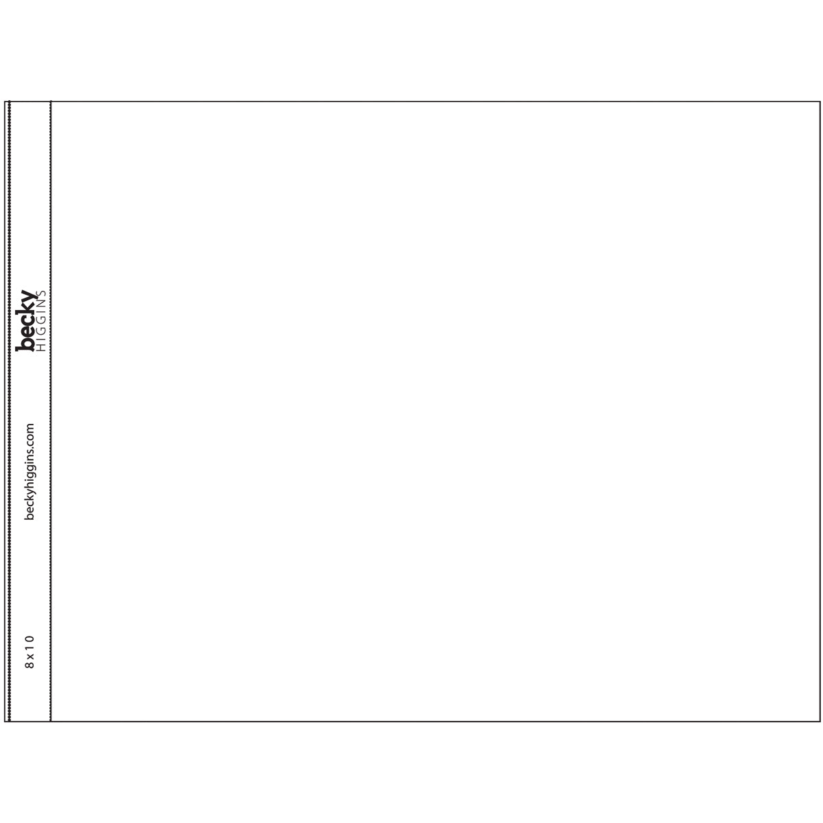 American Crafts Project Life Page Protectors - Horizontal 10"X8" 12/Pkg - 040165