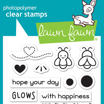 Lawn Fawn Clear Stamps 3"X2" - Little Fireflies