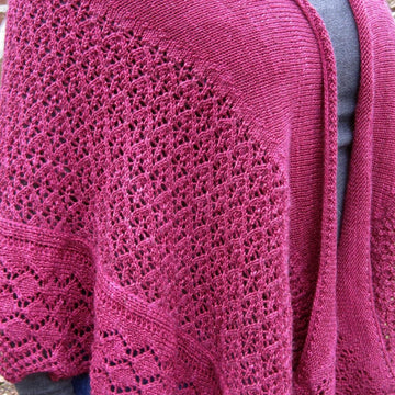Night Sky Wide Wingspan Shawl