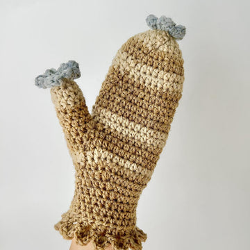 Flower point Mittens