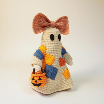 Pattern PDF Cute Ghost  for spooky Halloween decor
