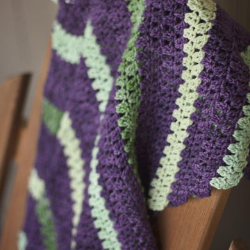 Diagonally Scarf and Shawl