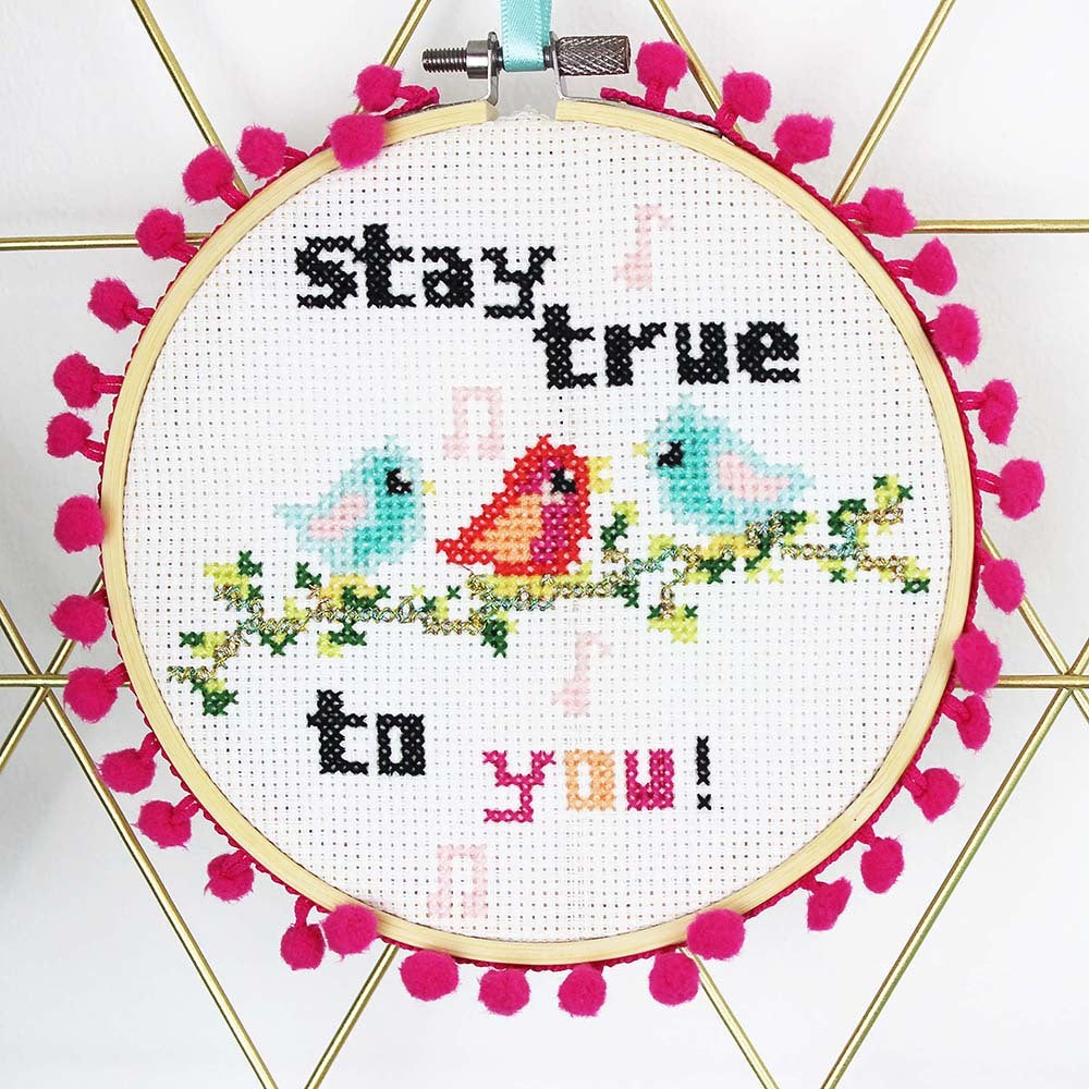 Ellbie Co. Stay True to You Cross Stitch Kit