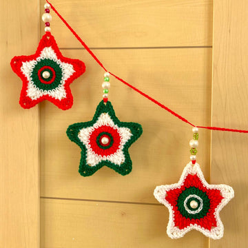 Christmas star garland by HueLaVive