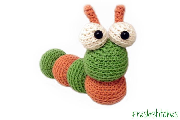 Amigurumi Alastair the Caterpillar