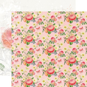 Simple Stories Simple Vintage Garden District Double-Sided Cardstock 12" 25/Pkg - Choose Happy
