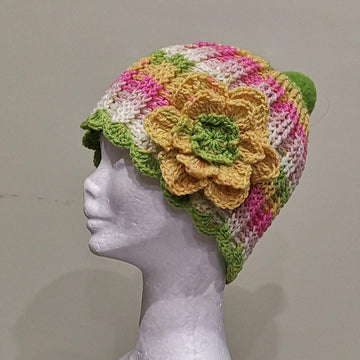 Vintage Look Flower Girl Hat